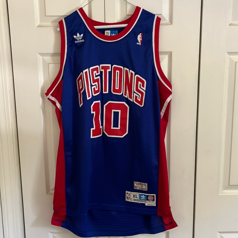 Adidas Hardwood Classics Dennis Rodman Detroit Pistons basketball jersey. XL